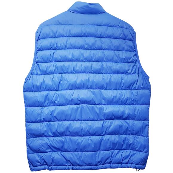 JOHNNIE-O Hudson Quilted Puffer Vest JMVT1160 Packable Men's Size XL Blue - Picture 9 of 11